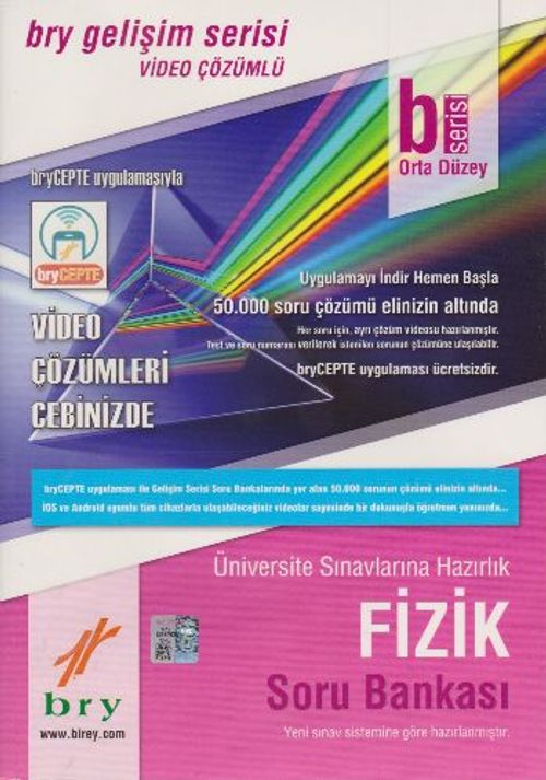 B Serisi Orta Düzey Fizik Soru Bankası - Video çözümlü