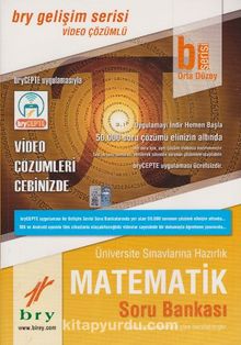 B Serisi Orta Düzey Matematik Soru Bankası - Video çözümlü