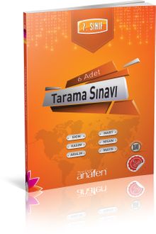 7. Sınıf 6 Adet Tarama Sınavı