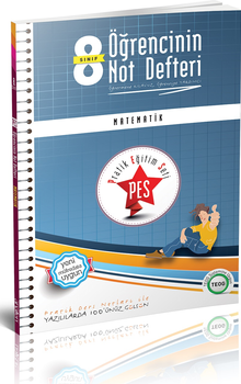 8.Sınıf Pes Matematik  Öğrencinin Not Defteri