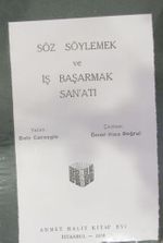 Söz Söylemek ve İş Başarmak Sanatı (4-B-53)
