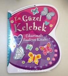 En Güzel Kelebek Çıkartmalı Faaliyet Kitabı - Kolektif