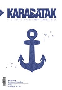 Karabatak İki Aylık Edebiyat ve Sanat Dergisi Temmuz-Ağustos 2016 Sayı:27