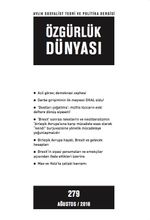 Özgürlük Dünyası / Aylık Sosyalist Teori ve Politika Dergisi / Ağustos 2016 Sayı:279