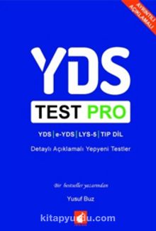 YDS Test Pro Detaylı Açıklamalı Yepyeni Testler - Yusuf Buz