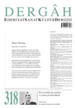 Dergah Edebiyat Sanat Kültür Dergisi Sayı 318 Ağustos 2016