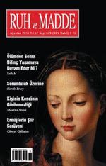 Ruh ve Madde Dergisi Ağustos 2016 Yıl: 57 Sayı: 679