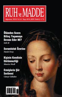 Ruh ve Madde Dergisi Ağustos 2016 Yıl: 57 Sayı: 679