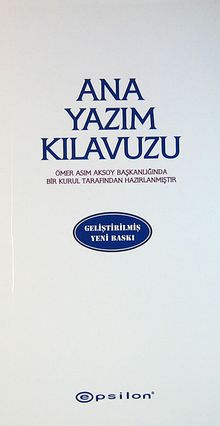 Ana Yazım Kılavuzu
