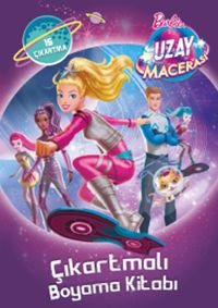 Barbie Uzay Macerası Çıkartmalı Boyama