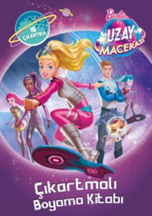 Barbie Uzay Macerası Çıkartmalı Boyama