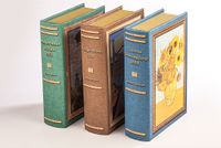 Ressamlar Kutu Seti (Kitap Şeklinde Ahşap Hediye Kutular)