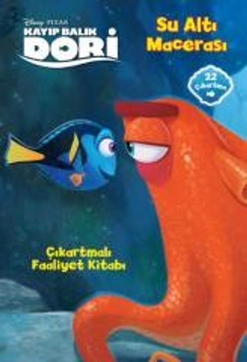 Disney Kayıp Balık Dori Çıkartmalı Faaliyet Kitabı - Su Altı Macerası