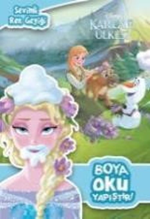 Disney Karlar Ülkesi Sevimli Ren Geyiği Boya Oku Yapıştır