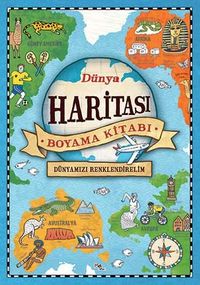 Dünya Haritası Boyama Kitabı