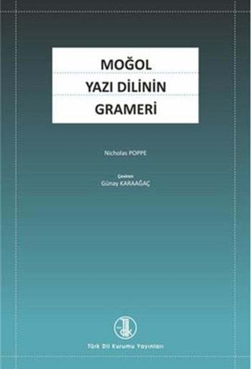 Moğol Yazı Dilinin Grameri