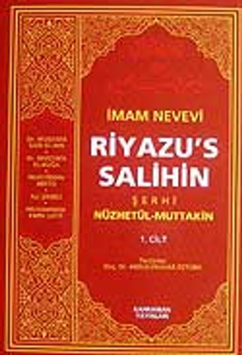 Riyaz'üs-Salihin Tercüme ve Şerhi / (Ciltsiz İthal Kağıt) (2 Cilt)
