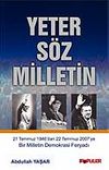 Yeter S&ouml;z Milletin