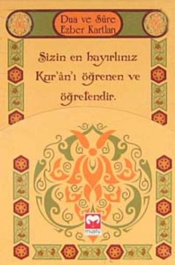 Dua ve Sure Ezber Kartları cep boy