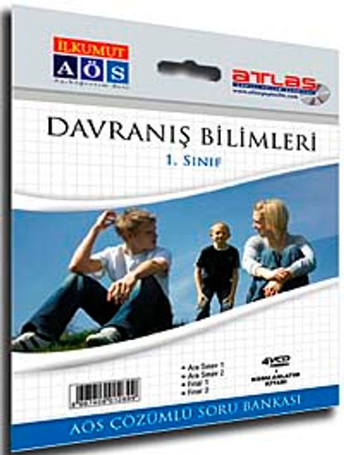 Davranış Bilimleri - 1.Sınıf - AÖS Çözümlü Soru Bankası - 4 VCD + 1 Kitap