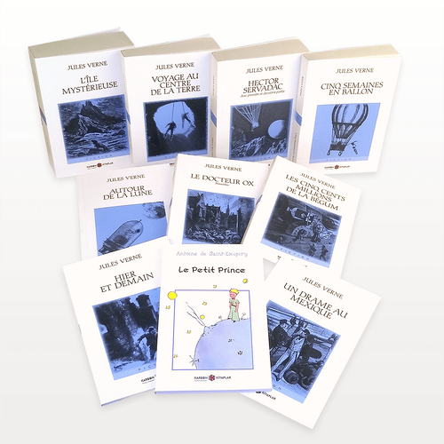 Karbon Kitaplar Fransızca Seti (10 Kitap) (Jules Verne) Fiyatı
