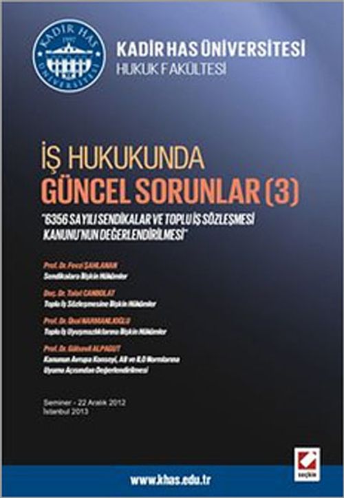 İş Hukukunda Güncel Sorunlar 3