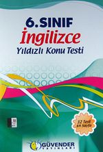 6. Sınıf İngilizce Yıldızlı Konu Testi (32 Test 64 Sayfa)