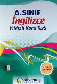6. Sınıf İngilizce Yıldızlı Konu Testi (32 Test 64 Sayfa)