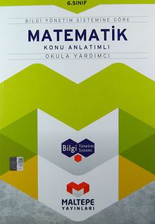 6. Sınıf Matematik Konu Anlatımlı-Okula Yardımcı / Bilgi Yönetim Sistemine Göre