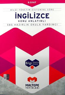 8. Sınıf İngilizce Konu Anlatımlı-SBS Hazırlık Okula Yardımcı / Bilgi Yönetim Sistemine Göre