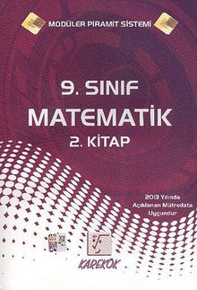 9. Sınıf Matematik 2. Kitap