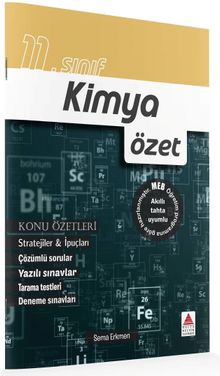 11. Sınıf Kimya Özet