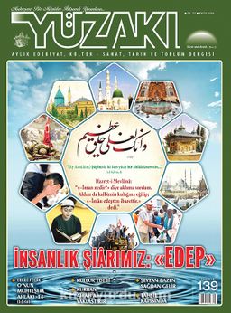 Yüzakı Aylık Edebiyat, Kültür, Sanat, Tarih ve Toplum Dergisi / Sayı:139 Eylül   2016