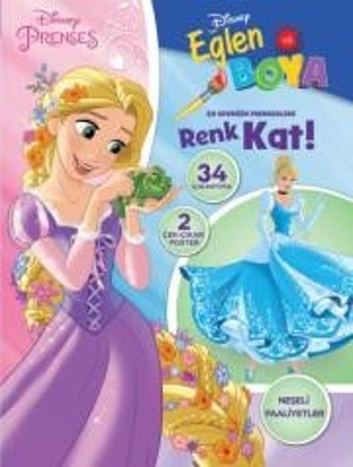 Disney Prenses Eğlen Boya 