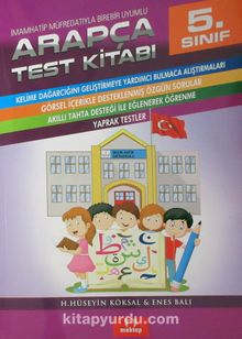 5.Sınıf Arapça Test Kitabı & İmam Hatip Ortaokul Müfredatıyla Birebir Uyumlu - Muhammed Şehit Yeşil