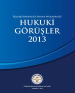 Hukuki Görüşler 2013