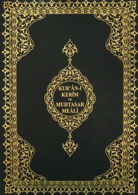 6 Renkli Kur'an-ı Kerim ve  Muhtasar Meali (Cami Boy-Renkli-Sade)