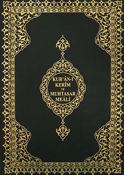 6 Renkli Kur'an-ı Kerim ve  Muhtasar Meali (Cami Boy-Renkli-Sade)