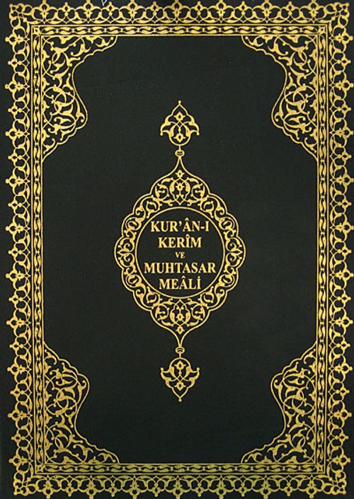 6 Renkli Kur'an-ı Kerim ve  Muhtasar Meali (Cami Boy-Renkli-Sade)