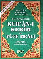 Kur'an-ı Kerim ve Yüce Meali / Bilgisayar Hatlı - Fihristli - Cami Boy (Kod:151)