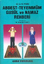 Abdest-Teyemmüm Gusül ve Namaz Rehberi / 32 ve 54 Farz / (Cep Boy)