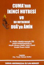 Cuma'nın İkinci Hutbesi ve Bu Hutbedeki Dua'ya Amin