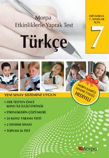 7.Sınıflar İçin Türkçe - Etkinliklerle Yaprak Test