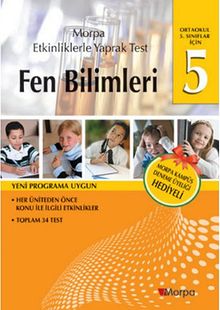 5.Sınıflar İçin Fen Bilimleri - Etkinliklerle Yaprak Test