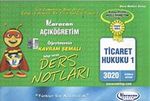 AÖF Ticaret Hukuku 1 Öğretmenin Kavram Şemalı Ders Notları (Kod:3020)