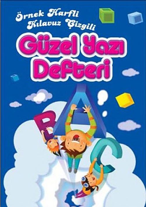 Örnekli Harfli - Kılavuz Çizgili Güzel Yazı Defteri (Büyük Boy)