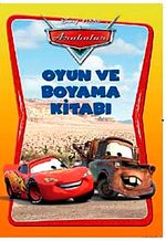 Arabalar Oyun ve Boyama Kitabı