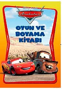 Arabalar Oyun ve Boyama Kitabı