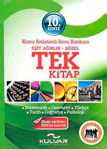 10. Sınıf Sayısal Tek Kitap Konu Anlatımlı Soru Bankası