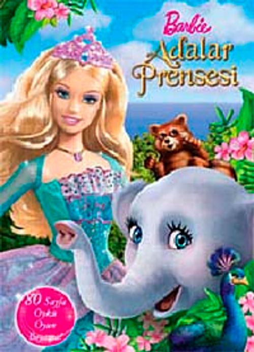 Barbie Adalar Prensesi Öykülü Boyama (80 Sayfa)